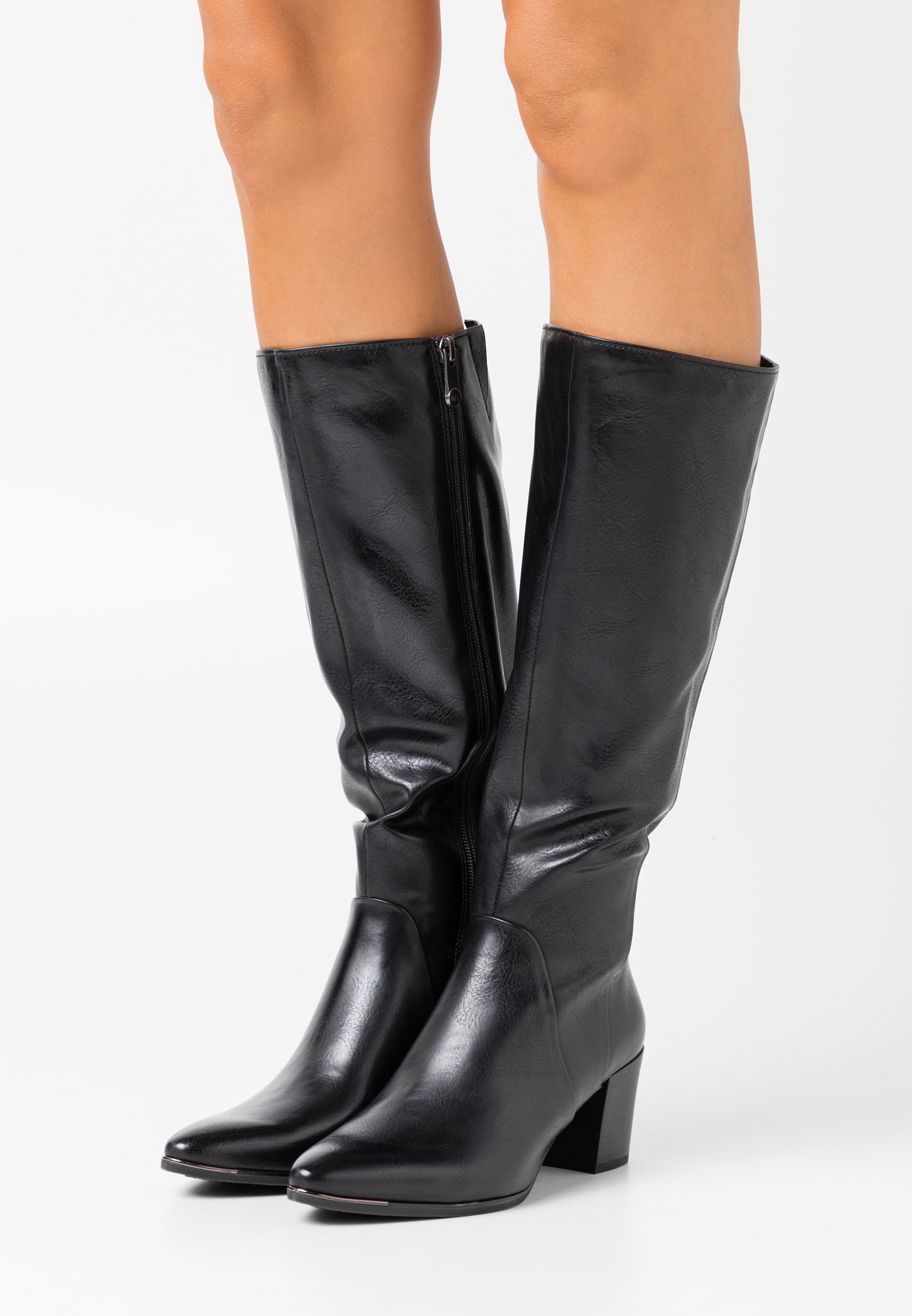 Marco Tozzi Laarzen - black antic/Zwart - Zalando.be