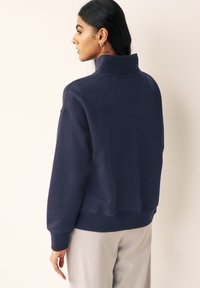 Next ESSENTIAL HALF ZIP - Sweater - navy blue