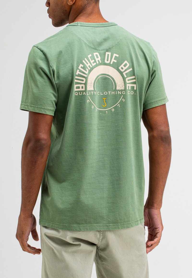 Butcher of Blue T-shirt print - jade green