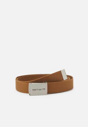 CLIP BELT CHROME UNISEX - Cinturón - hamilton brown