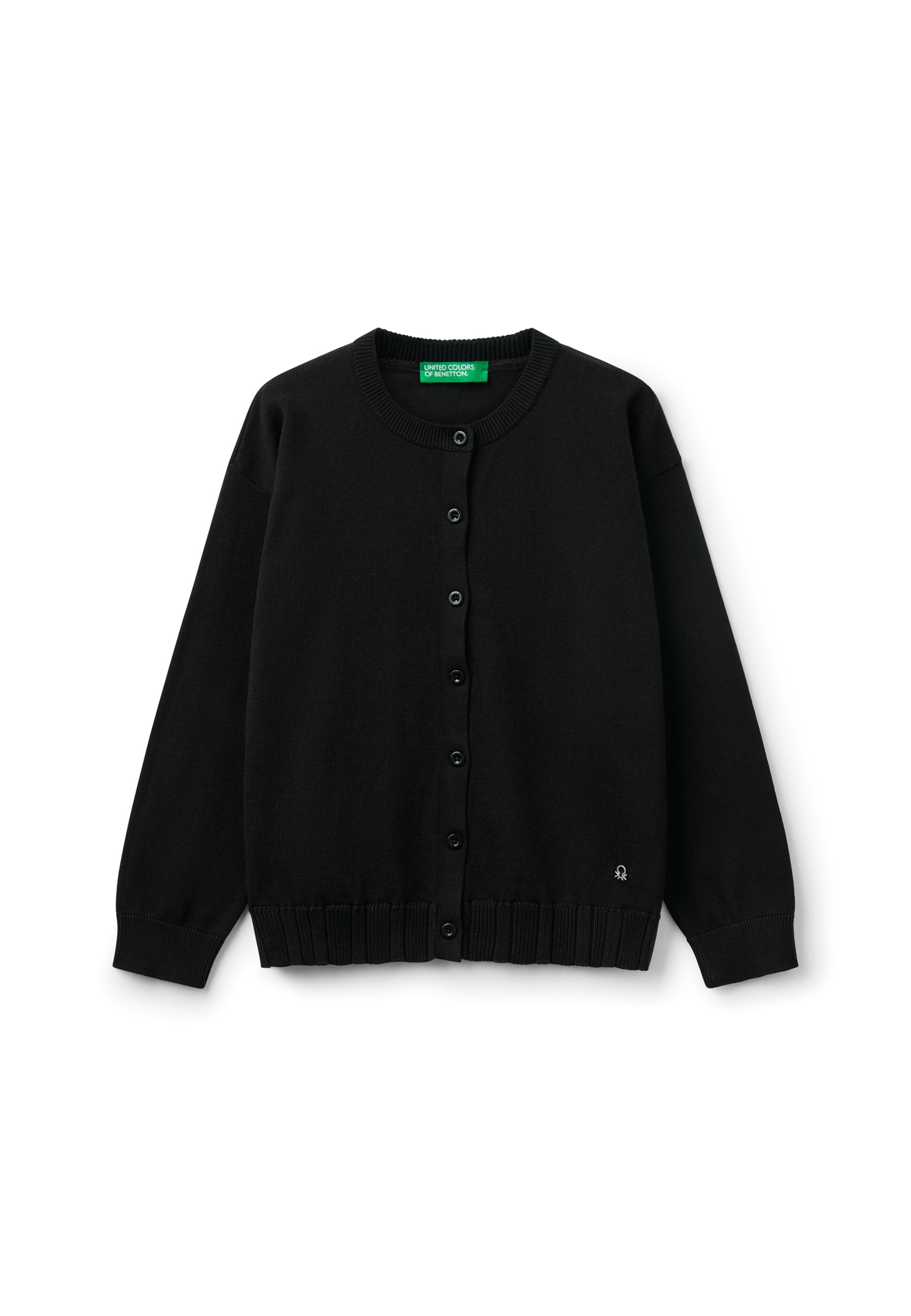 Cardigan Bébé United Colors Of Benetton - Sweat Ouvert à Fermeture éclair - Capuche Avec Oreilles - Logo Lapin Brodé - Manches Et Bas Côtelés