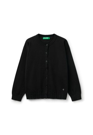 CREW NECK - Kardigan - black