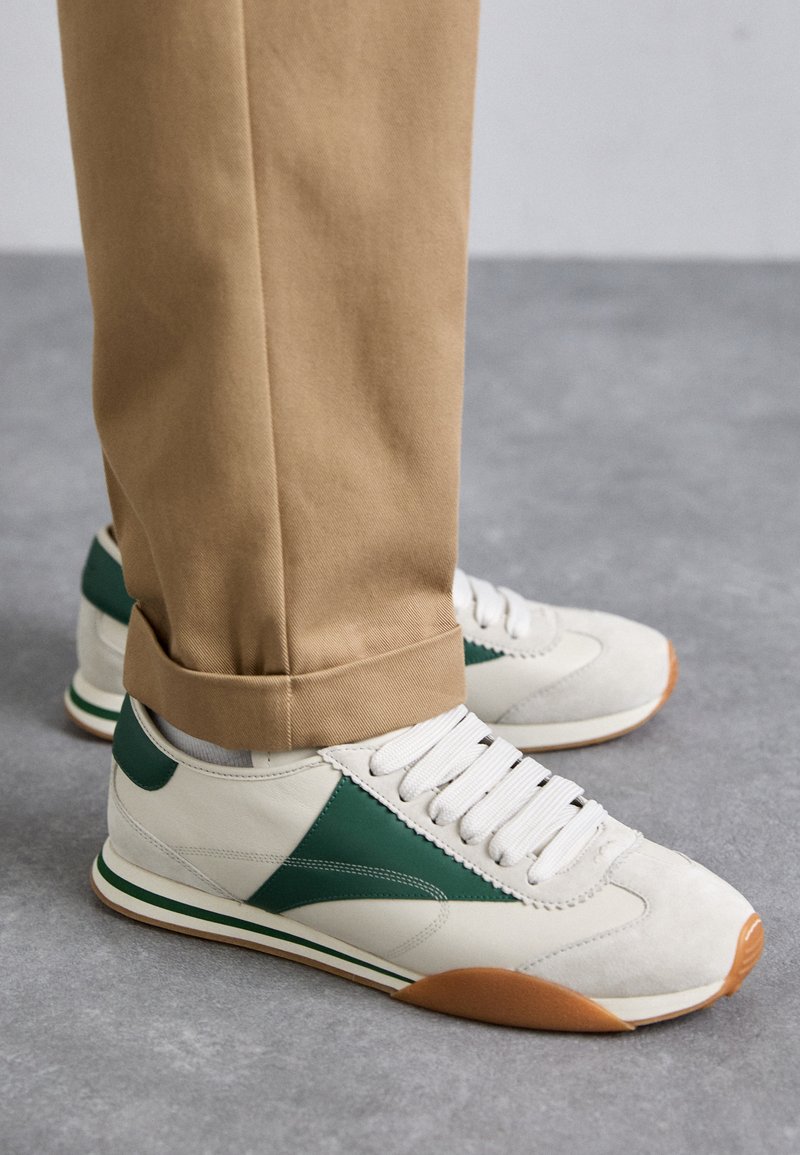 Bally SUSSEX - Sneakers low - dusty white/kelly green