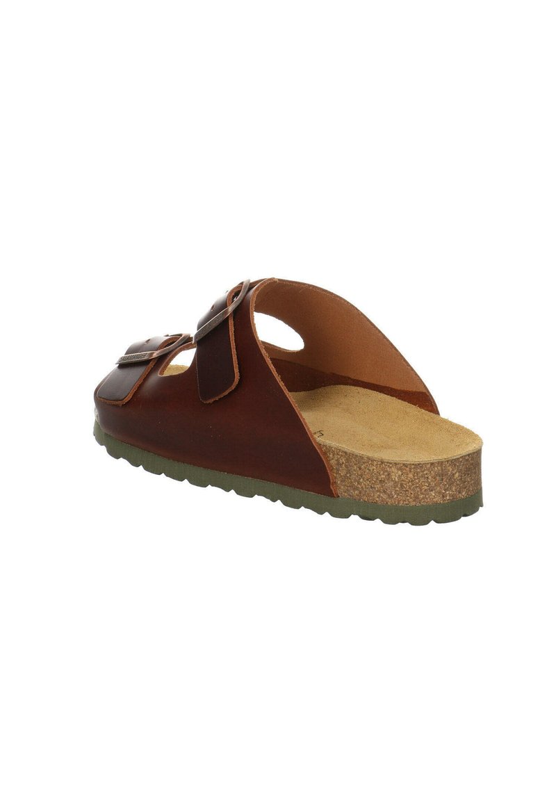 Herren Sandalen | Salamander BALBAO Pantolette flach braun dunkel/dunkelbraun - FO00018 Herren Sandalen | Salamander BALBAO Pantolette flach braun dunkel/dunkelbraun - FO00018