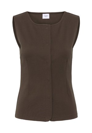 Saint Tropez, GENNYSZ - Vest - chocolate brown