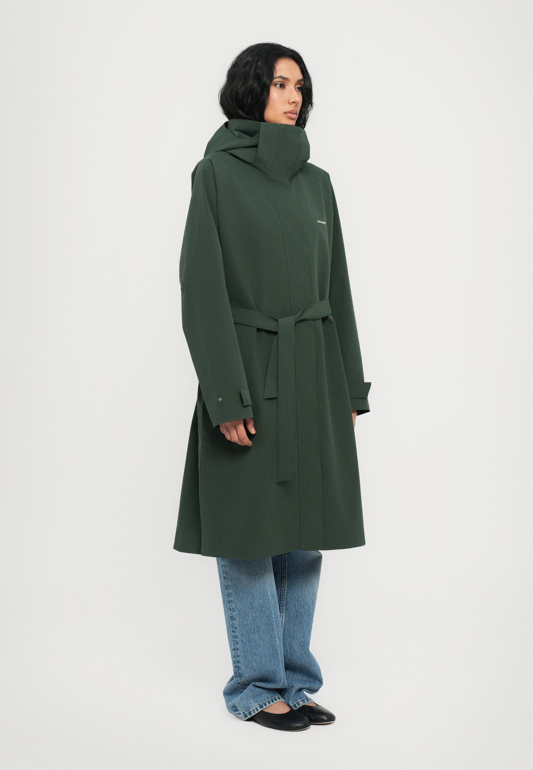 Holzweiler FLOW BELT JACKET - Trenchcoat - green/khaki - Zalando