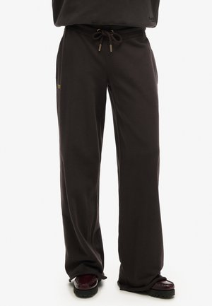 ESSENTIAL LOGO STRAIGHT JOGGERS - Pantalon de survêtement - bison black
