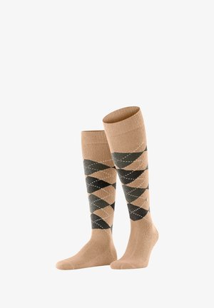 Burlington, PRESTON - Chaussettes hautes - camel