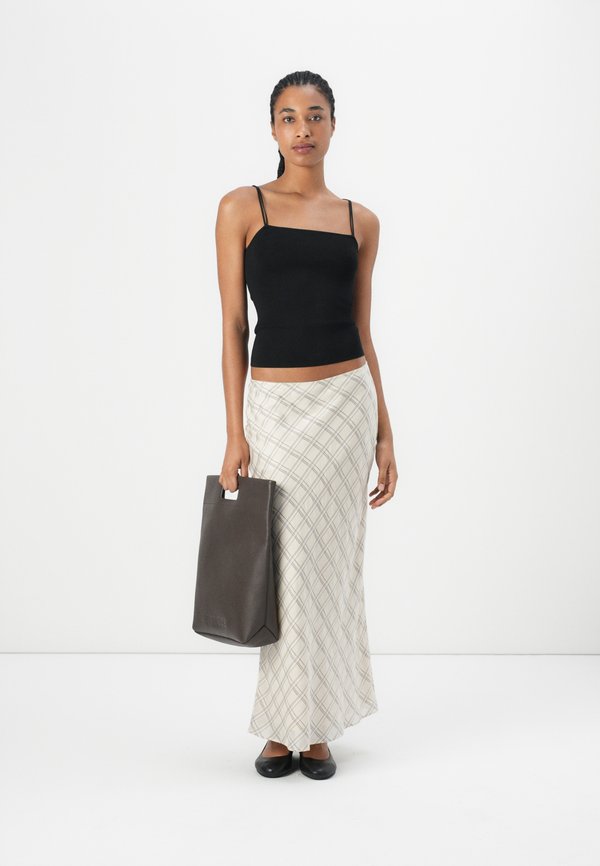 AGNETAS LONG SKIRT - Maxi skirt - egret3
