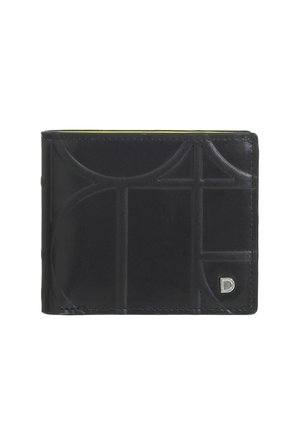 RFID IN PELLE, SENZA PORTAMONETE - Wallet - black bright yellow