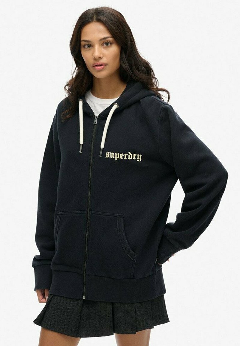 Superdry & Co Sudadera con cremallera - jet black