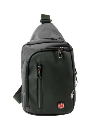 Cross body bag - grau schwarz
