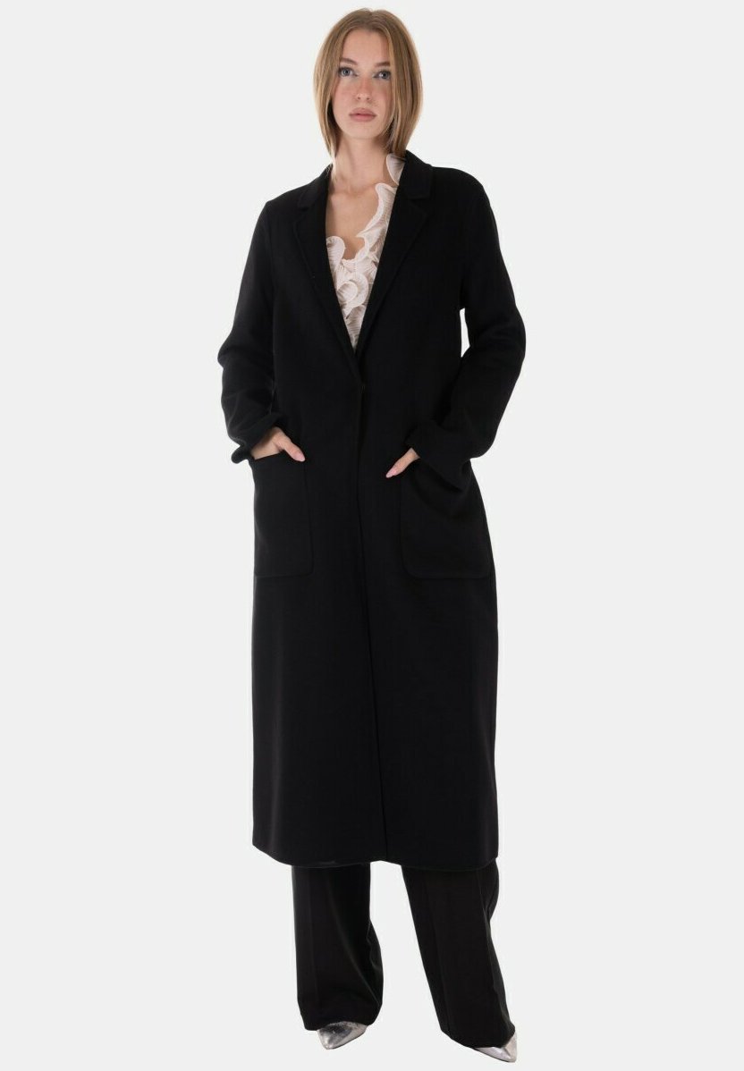 Cappotto Classico Cappotto Lungo Nero Vicolo Cappotto Nero