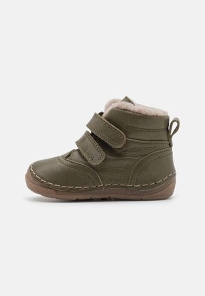 PAIX WINTER - Baby shoes - olive