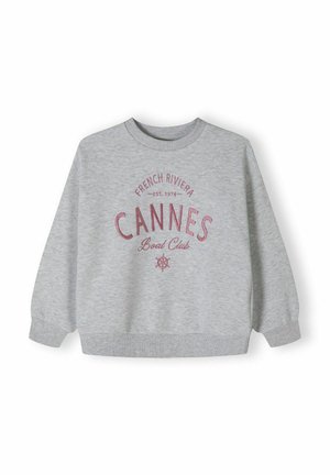 PRINTED CREW NECK LONG SLEEVE - Collegepaita - mottled grey