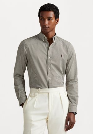 Polo Ralph Lauren CUSTOM HOUNDSTOOTH STRETCH POPLIN - Chemise - brown fairwy