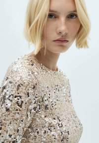 Mango Cocktailkleid/festliches Kleid - silver-coloured