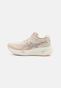 GEL-NIMBUS 26 - Hardloopschoenen voor op de weg - oatmeal/faded orange