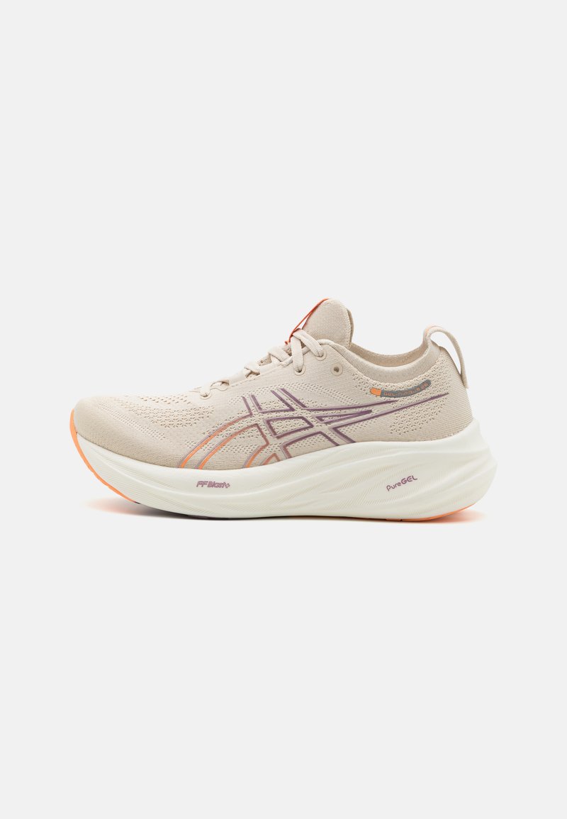 ASICS GEL-NIMBUS 26 - Zapatillas running asfalto - oatmeal/faded orange