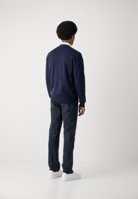 Scotch & Soda CORE THE FREE SPIRIT PEACE BIRD CARDIGAN - Vesta na kopčanje - navy