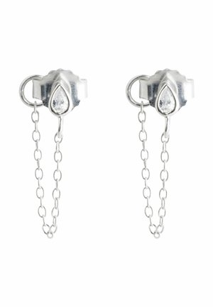 Next CHAIN STUD - Earrings - sterling silver cubic zirconia