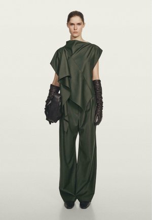 Pantalon classique - dark green