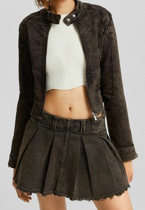 Bershka, Veste en jean - dark brown