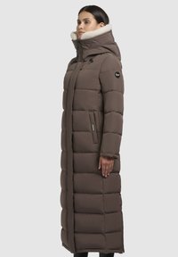 khujo CLARESSE TEDDY - Vinterfrakke - taupe dunkel