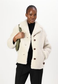 COACH COAT - Puspaltis - cream