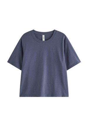 Lindex, LINDEX COOLMAX® PYJAMA T-SHIRT LINDEX - Nattøj trøjer - dark dusty blue