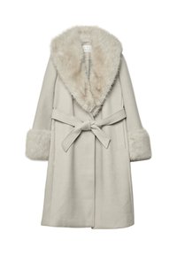 LONG WITH DETAIL - Klassischer Mantel - white