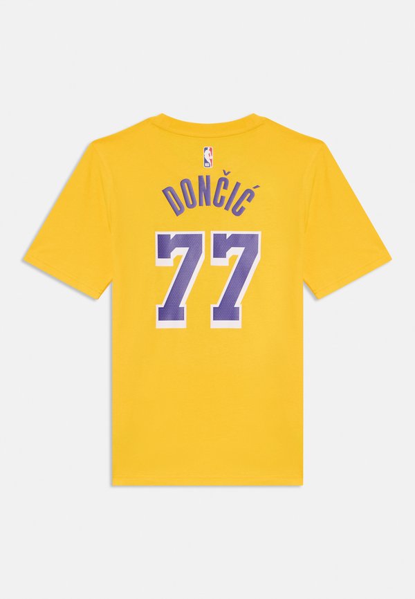 NBA LOS ANGELES LAKERS LUKA DONCIC ICON TEE - Print T-shirt - amarillo3