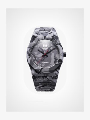 D1 Milano, D1 X AAPE: BLACK POLYCARBON - LIMITED EDITION WATCH 40.5MM - Montre - black