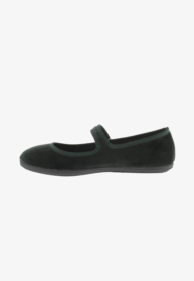Victoria Shoes ODA - Ballerina's met enkelbandjes - dark green