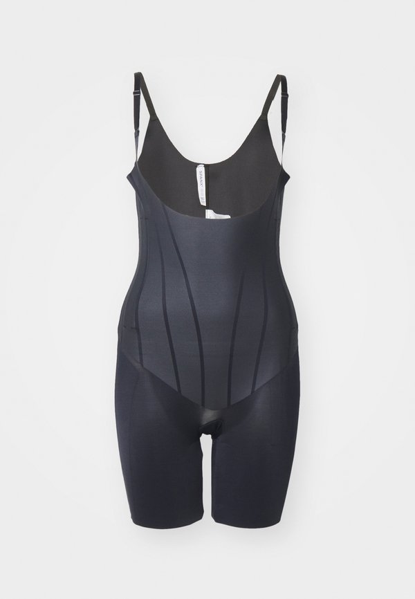 SUPER SCULPT OPEN BUST MID THIGH - Shapewear4