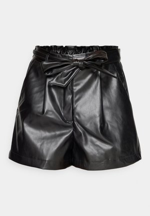 PAPERBAG WAIST  - Shorts - black