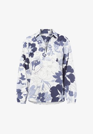 Marie Lund, Blouse - ecru marine - 0007