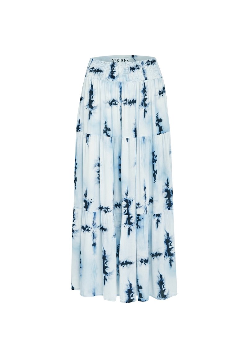 Desires DEBINA MID WAIST ANKLE SMOCK SKIRT - A-line skirt - white  print/white - Zalando.ie