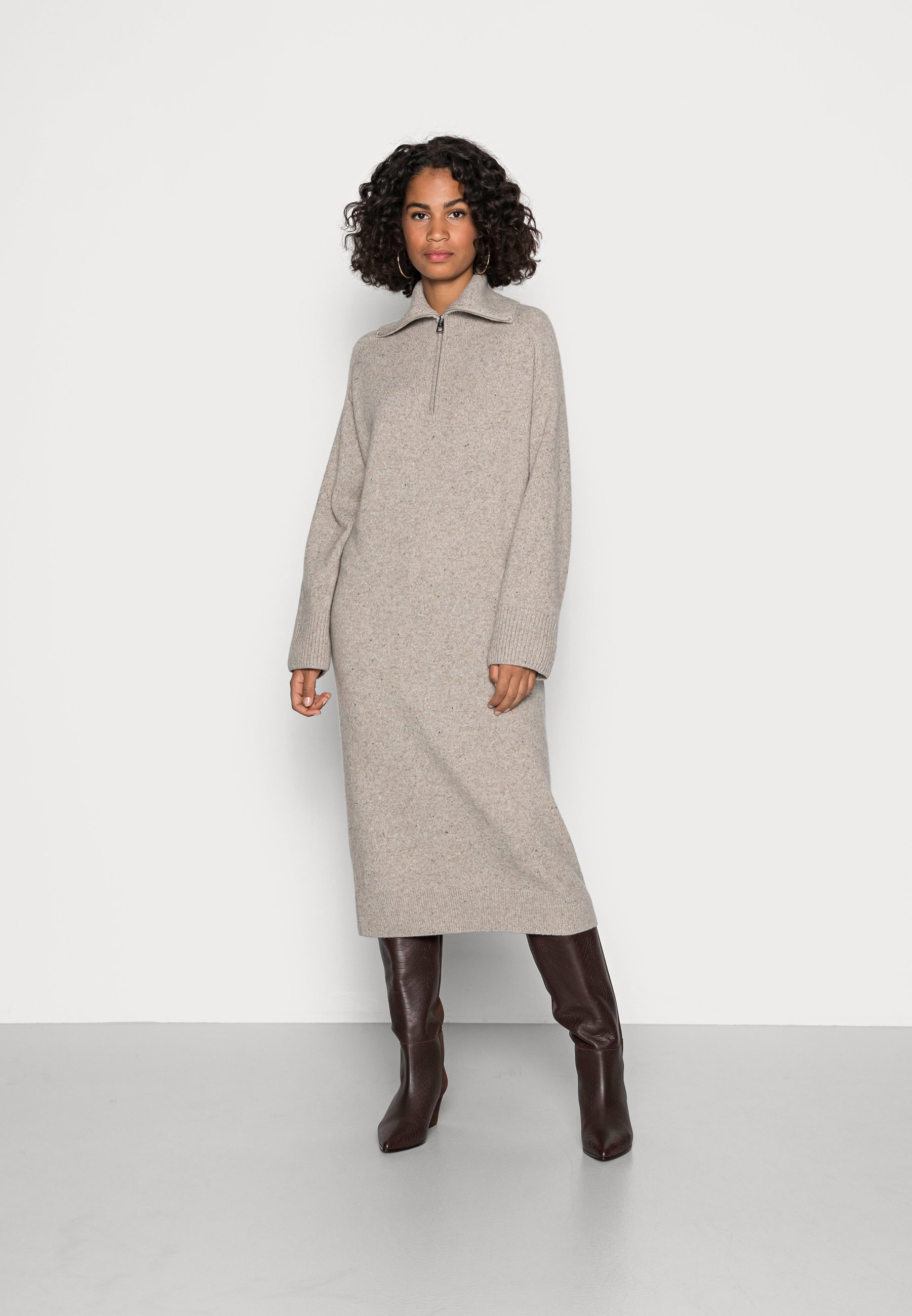 Marc O'Polo DRESS LONG SLEEVE STAND UP 