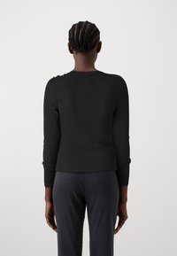 ONLY ONLCHECKIE - Maglietta a manica lunga - black
