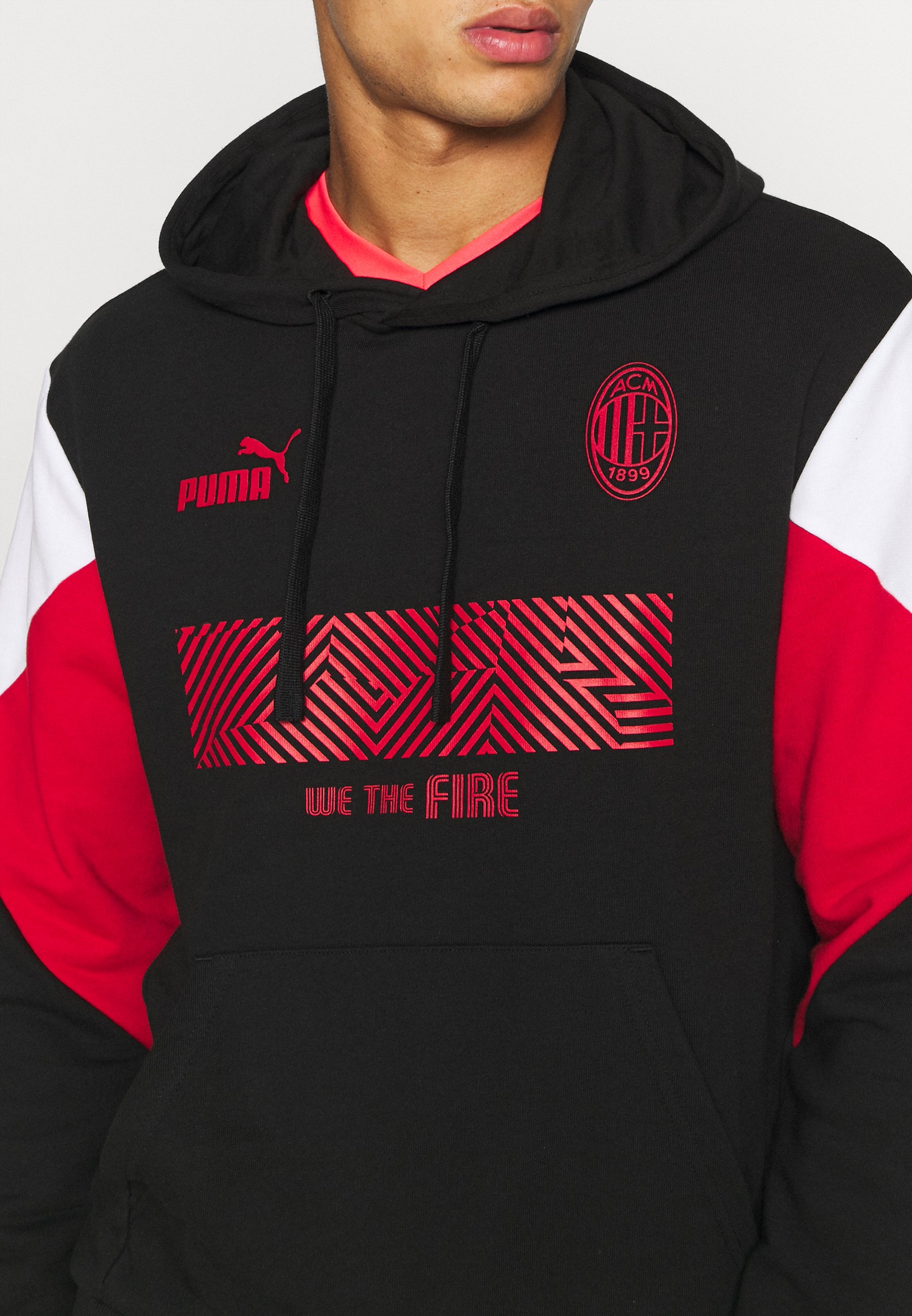 Puma AC MAILAND HOODY - Hoodie - black 