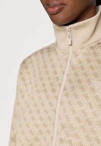 Guess MAYA FULLZIP SWEATSHIRT - Μπουφάν προπόνησης - beige
