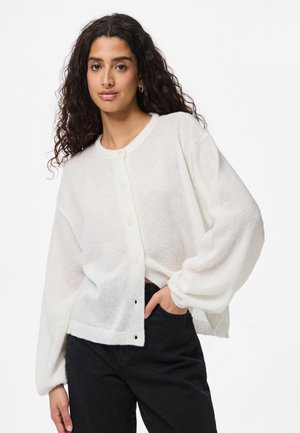PCIDA LS O-NECK NOOS BC - Gilet - cloud dancer
