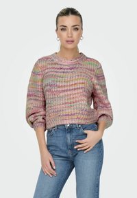 ONLY ONLCARMA PULLOVER  - Strickpullover - silver pink