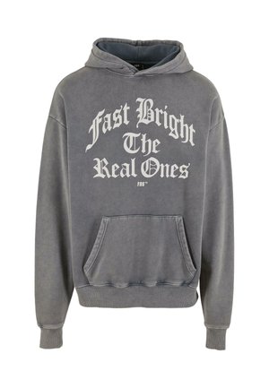 Fast and Bright, Kapuzenpullover - grey