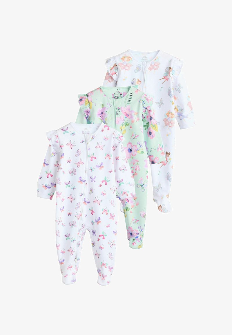 Next TWO WAY ZIP  3 PACK  - REGULAR FIT - Šliaužtinukai - white purple