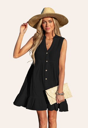 Cupshe Robe chemise - black