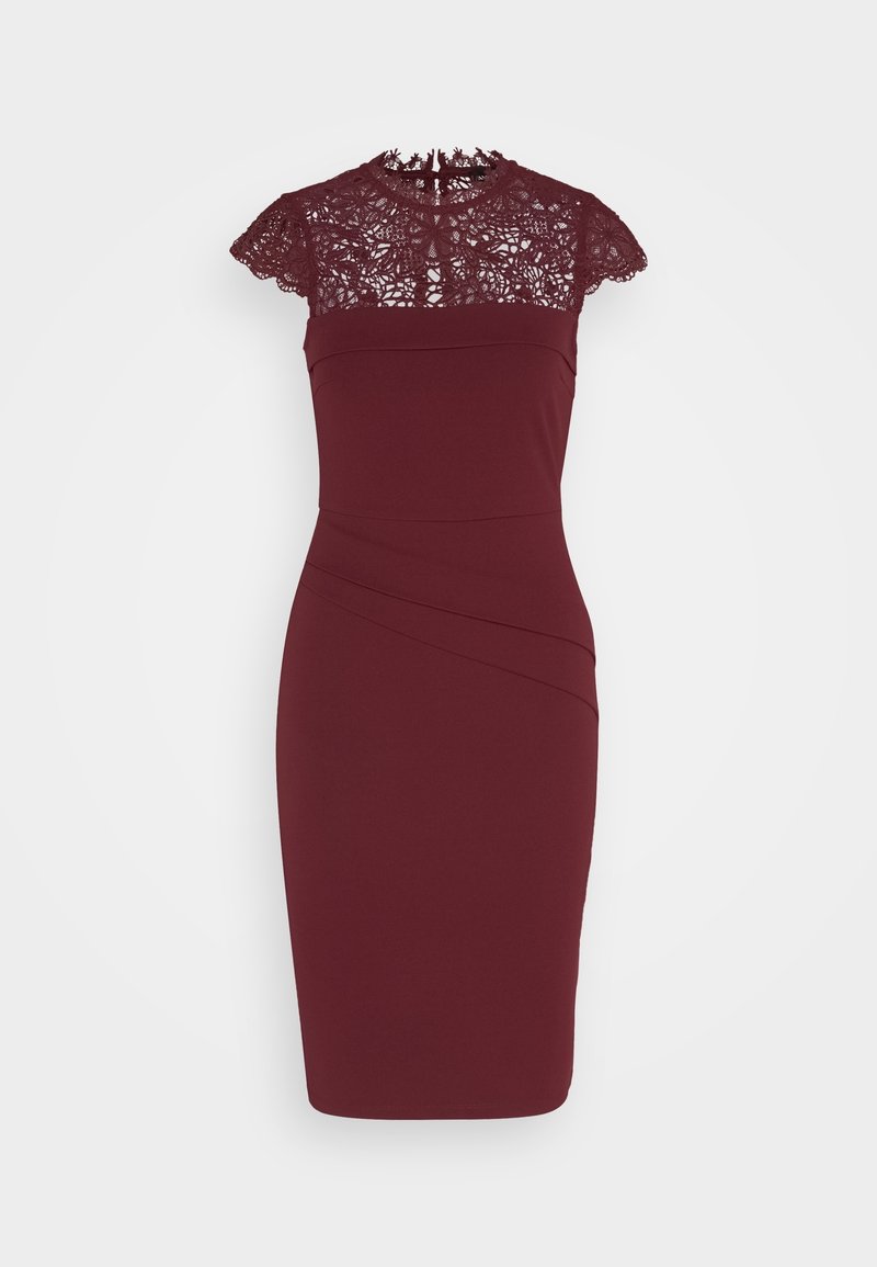 Anna Field Shift dress - bordeaux - (Pre-owned) - Zalando.ie