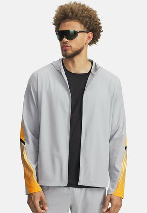 Under Armour VELOCITI STORM - Running jacket - mod gray