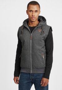 INDICODE JEANS IDLECTER - Weste - charcoal mix